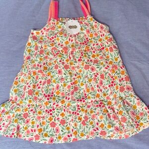 New with Tags Floral Tiered Sun Dress, 24 mos/2T